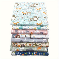 8pcs Multicolor Patchwork Cotton Fabric Set for DIY Handcraft Quilting