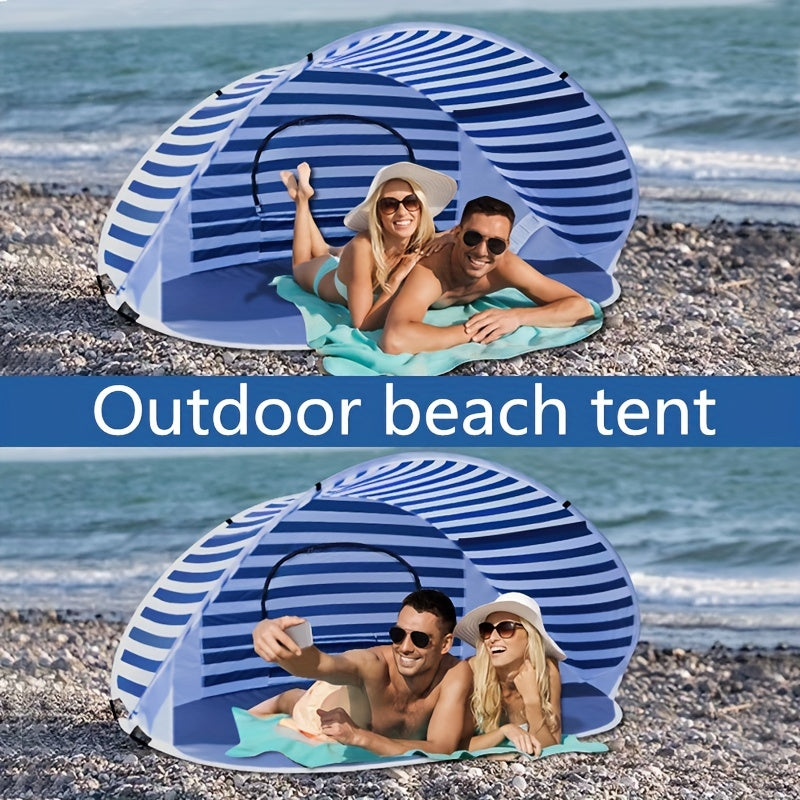 Portable Beach Sunshade Tent Easy Folding Sun Shelter for Fishing Camping