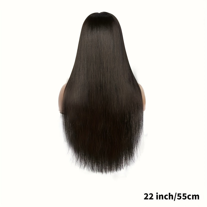 Brazilian Straight 360 Full Lace Frontal Human Hair Wig Pre Plucked Transparent