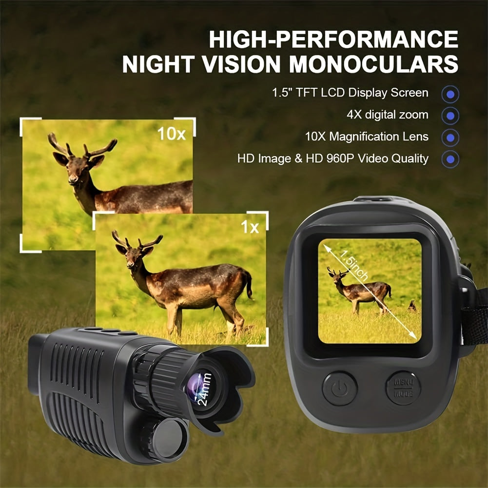 R7 Infrared Night Vision Monocular with Large Display Screen
