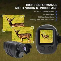 R7 Infrared Night Vision Monocular with Large Display Screen