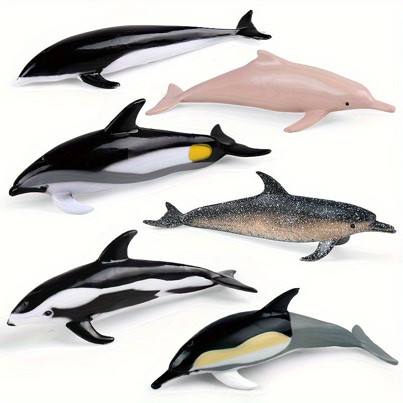 12pcs Ocean Animals Dolphin Fish Sea Marine Models Action Figures Toys