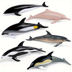 12pcs Ocean Animals Dolphin Fish Sea Marine Models Action Figures Toys
