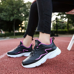 Waterproof Breathable Faux Leather Non Slip Sneakers