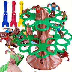 Tabletop Bouncing Monkeys Climbing Trees Toy