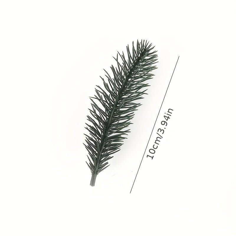 50pcs Artificial Pine Needles for DIY Wreaths Christmas Decorations