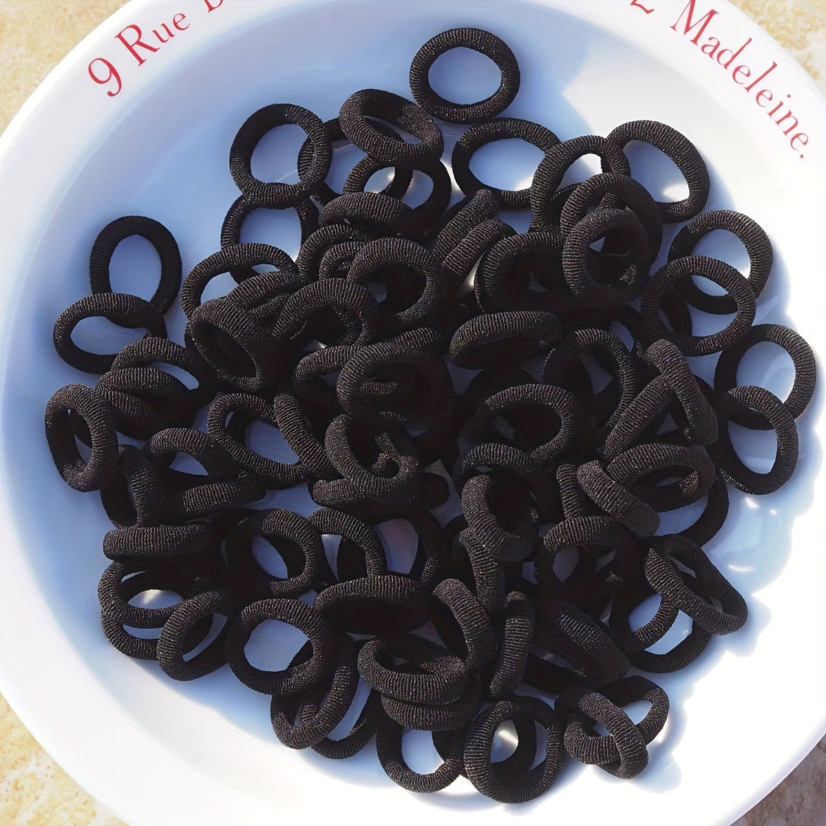 100pcs pack Hair Ties Elastic Hair Rope Style Hair Band