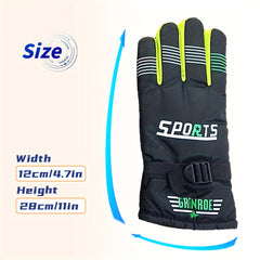 Winter Fleece Lined Waterproof Touch Screen Gloves