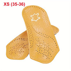 7.62 10 Leather Orthotic Inserts with Arch Support Insoles for Men and Women