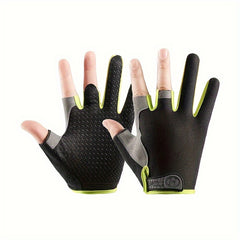 Unisex Fishing Gloves Breathable Anti Slip Wear Resistant