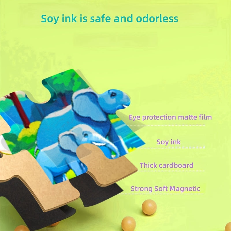 Educational Magnetic Puzzle Set for Kids 3-6 Years