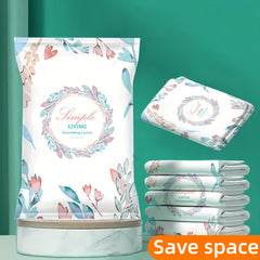 5pcs Vacuum Compression Storage Bag for Clothes Blankets Shirts