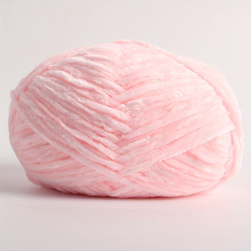 100 Poly Smooth & Soft Chenille Yarn 100g Roll