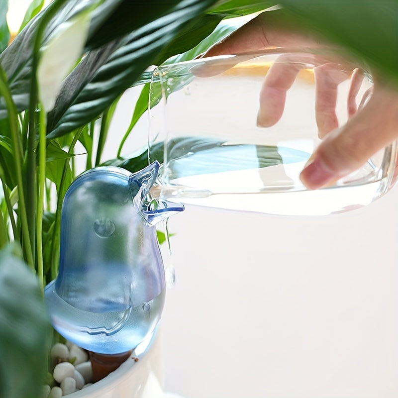 Cartoon Bird Shape Lazy Transparent Automatic Dripper Flower Pot