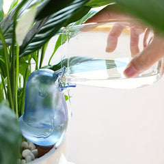 Cartoon Bird Shape Lazy Transparent Automatic Dripper Flower Pot