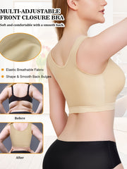 Front Buckle Wireless Bra Comfy & Breathable Full Coverage