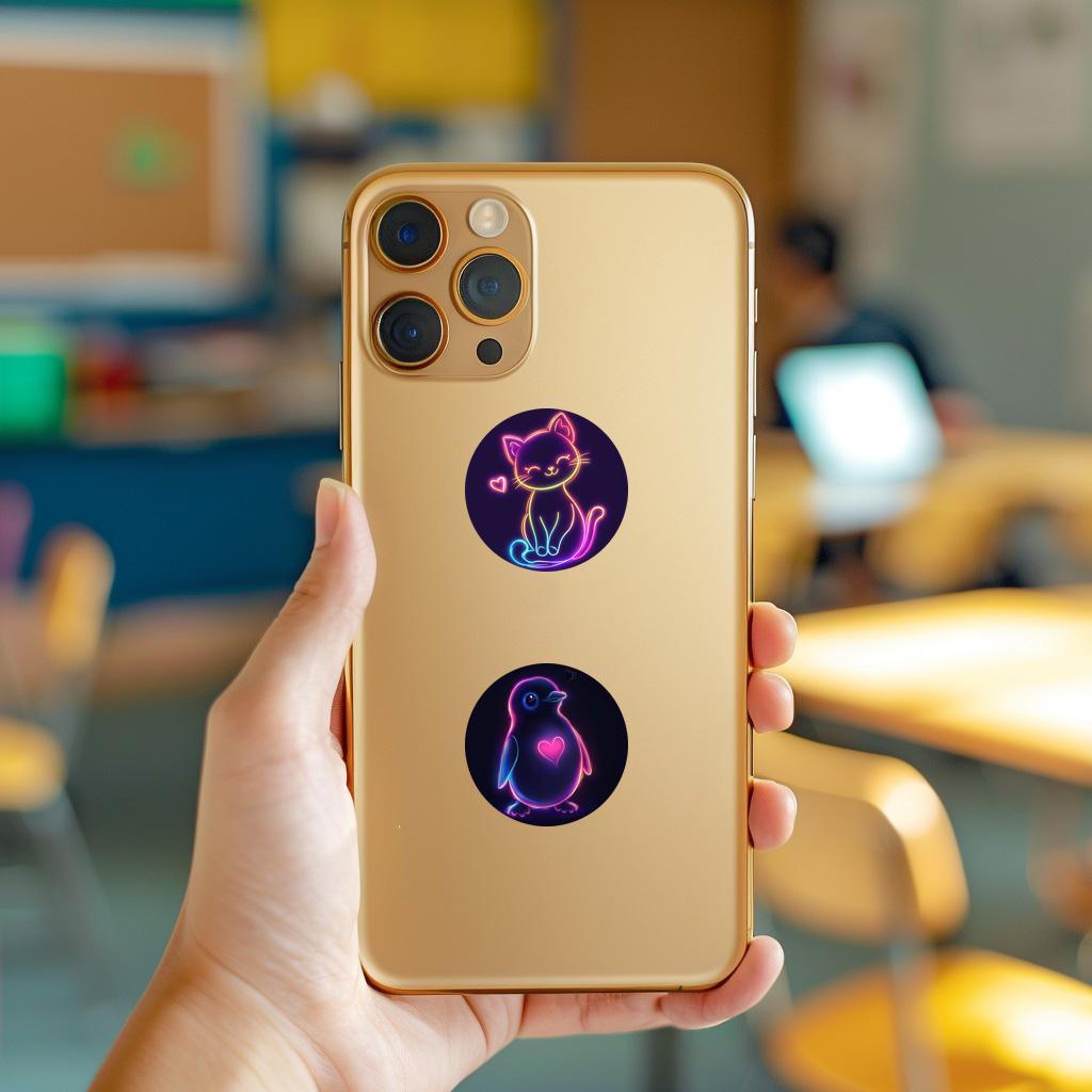 500pcs Love Animal Vinyl Stickers for Phones Laptops Bottles