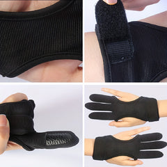 1pc Archery Gloves Shooting Leather Three Finger Protector Gear