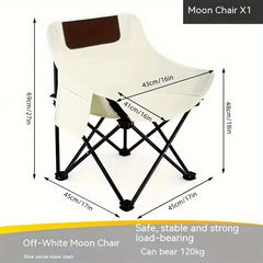 Folding Moon Chair for Outdoor Beach Camping