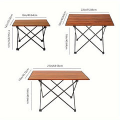 Portable Folding Camping Table Aluminum Alloy Outdoor Hiking Fishing