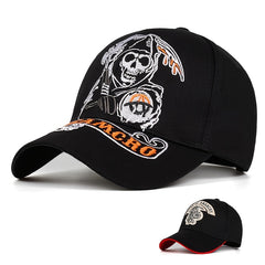 Embroidered Skull Snapback Hat For Men&Women Bone Gorra Casquette Cap