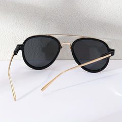 Men's Vintage Square Aviator Sunglasses UV400 Protection Glasses