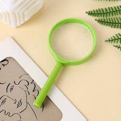 4pcs Portable Magnifying Glasses for Science Class Outdoor Activities
