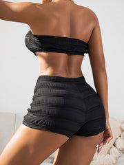 Small Pleats Bra & Panties Lingerie Set