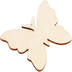 10pcs Wooden Butterfly Painted DIY Embryo Models Children's Cartoon Painting