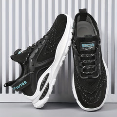 Men's Cushioned Sneakers Comfortable Breathable Shoes