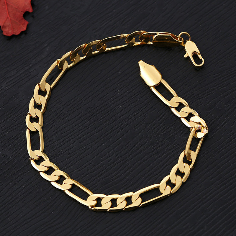 Men's Golden Link Bracelet