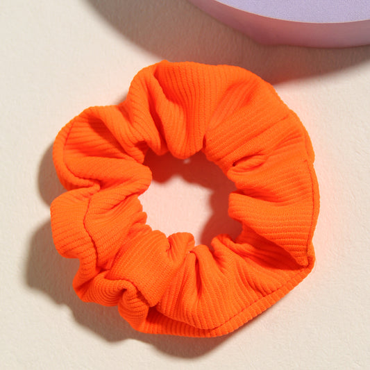 Colorful Candy Scrunchies Women Hair Ties Vintage Accessories