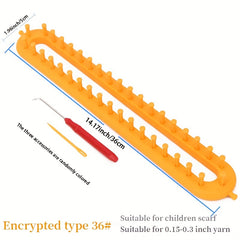 Scarf Weaving Tool Wool DIY Weaver Easy to Learn Zero Base Random