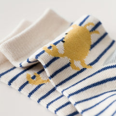 5pairs Ocean Animal Pattern Socks for Babies Toddlers Children