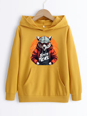 Dino & Wings Boys Hoodie Long Sleeve Sweatshirt for Fall Spring