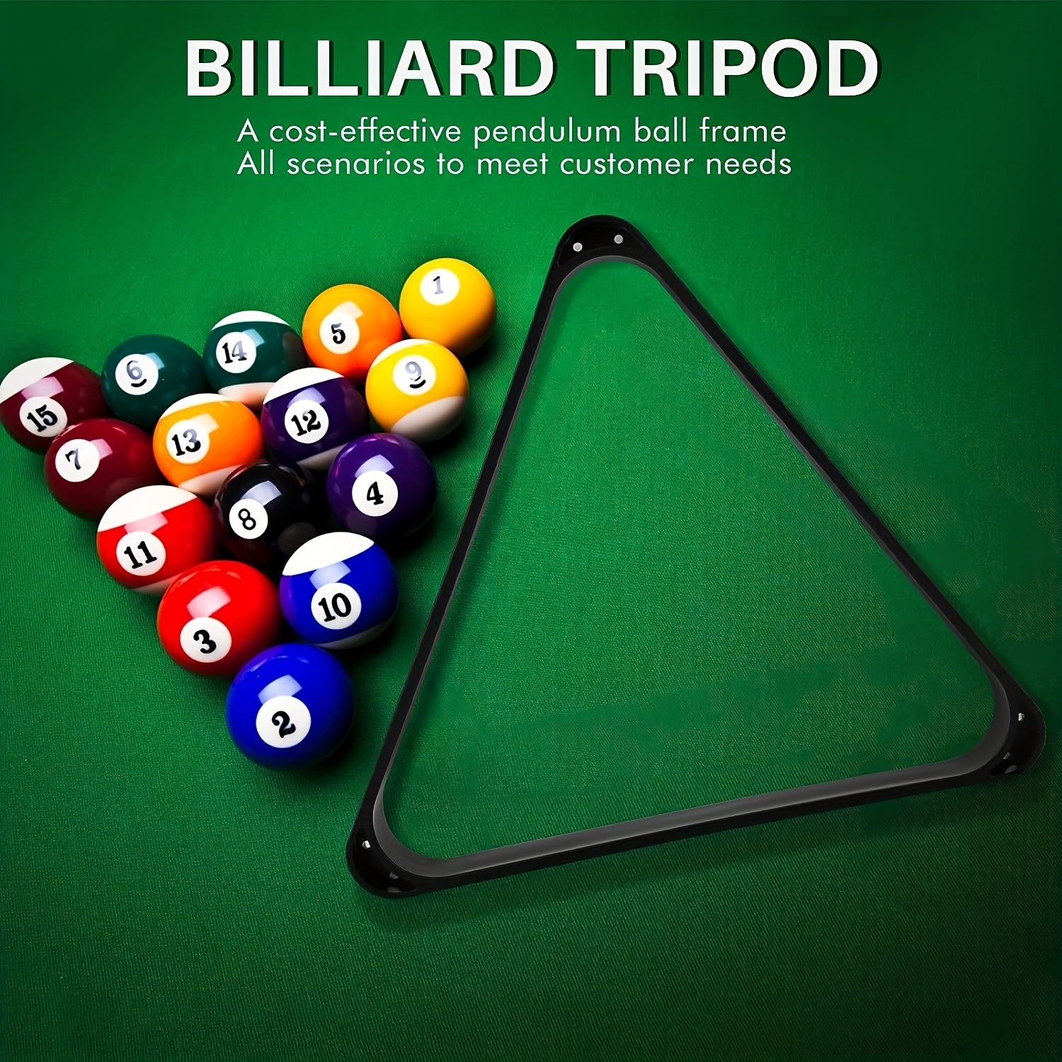 Plastic Billiard Pool Ball Racks 8 Ball & 9 Ball - Heavy Duty