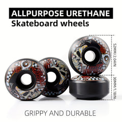 Skateboard Bracket Wheels Axles Combo 52mm 30mm with T-shaped Tool