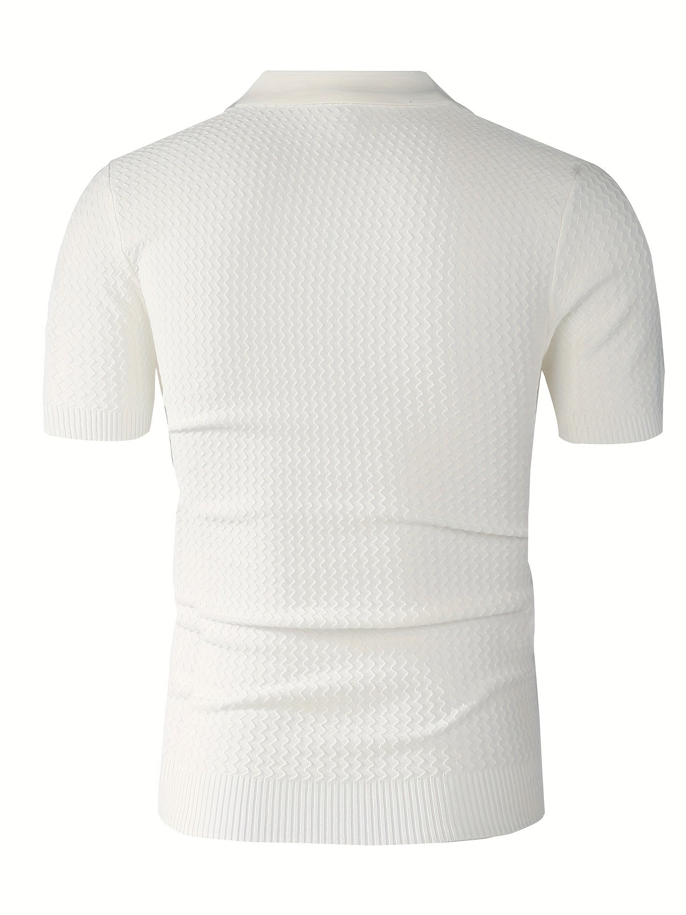 Classic Polo Shirt Men's Business Casual Lapel Button-Up Polo Shirt