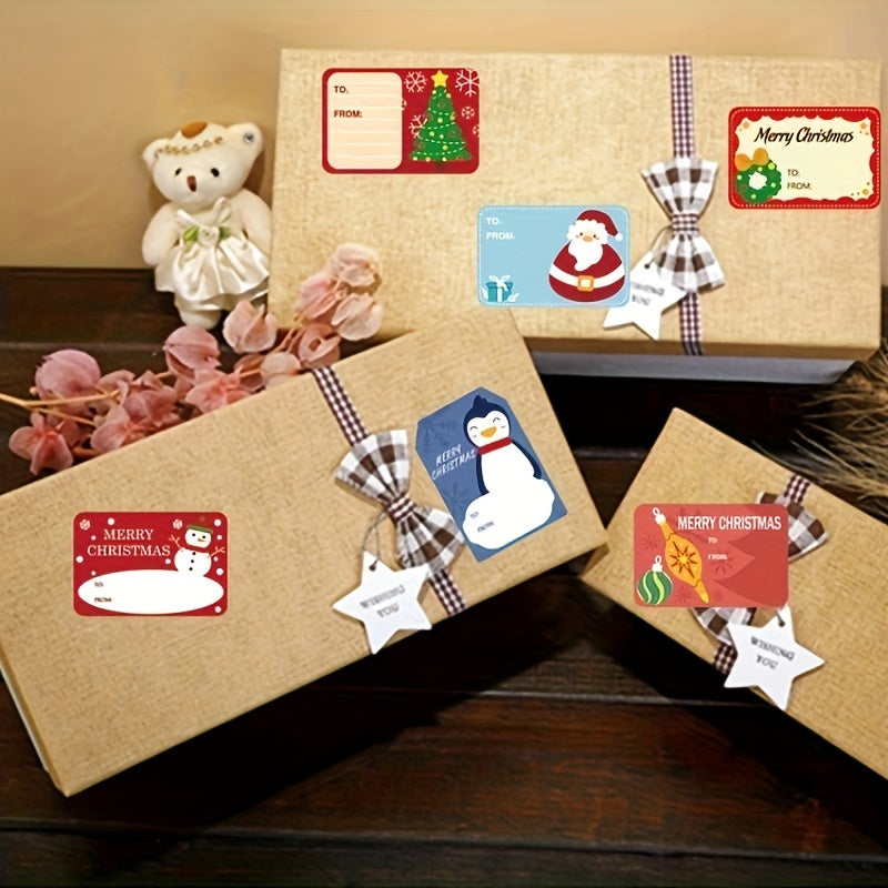108pcs Christmas Stickers Gift Sealing Stickers Party Decoration Stickers