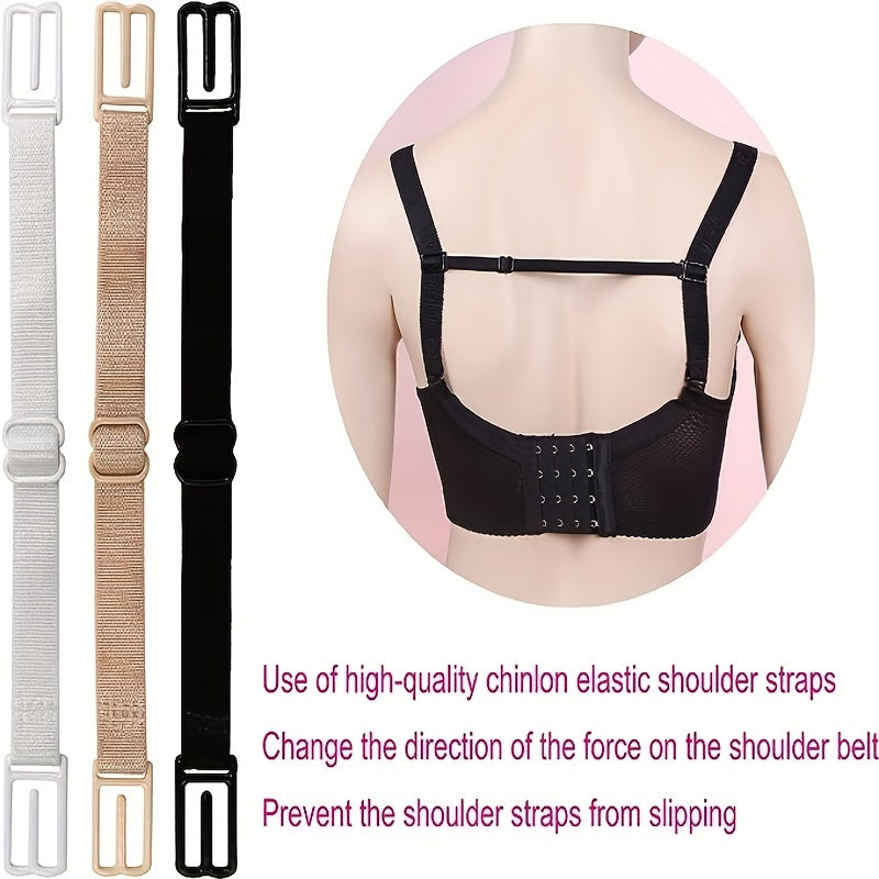3pcs Invisible Adjustable Bra Shoulder Straps