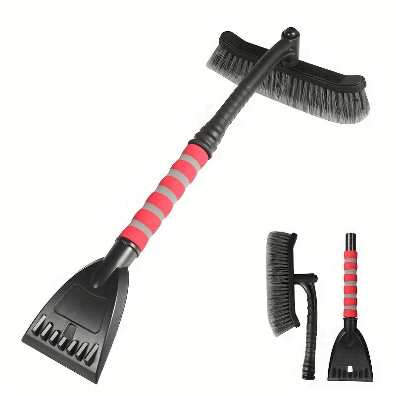 Extendable Snow Scraper & Brush For Car with Foam Grip