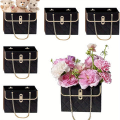 12pcs Flower Gift Bags with Handles for Mother's Weddings