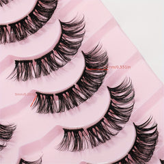 D Curl 14mm Mink Lashes Multipack | Natural Wispy Individual Eyelash Extensions