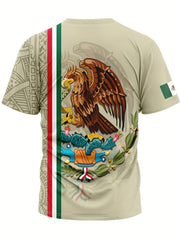 Mexican Theme 3D Digital Pattern Print Men's Graphic T shirt