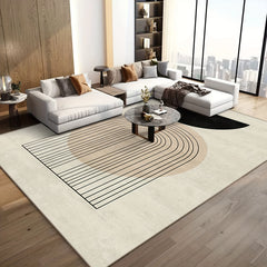 Large Modern Nordic Area Rug Geometric Pattern Living Room Bedroom Mat