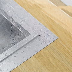 Aluminum Foil Tape Stove Sink Waterproof Sticker 3.9x1.18in
