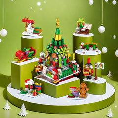 12 in 1 Christmas Set: Tree, Snowman & More! Great Gift for Kids