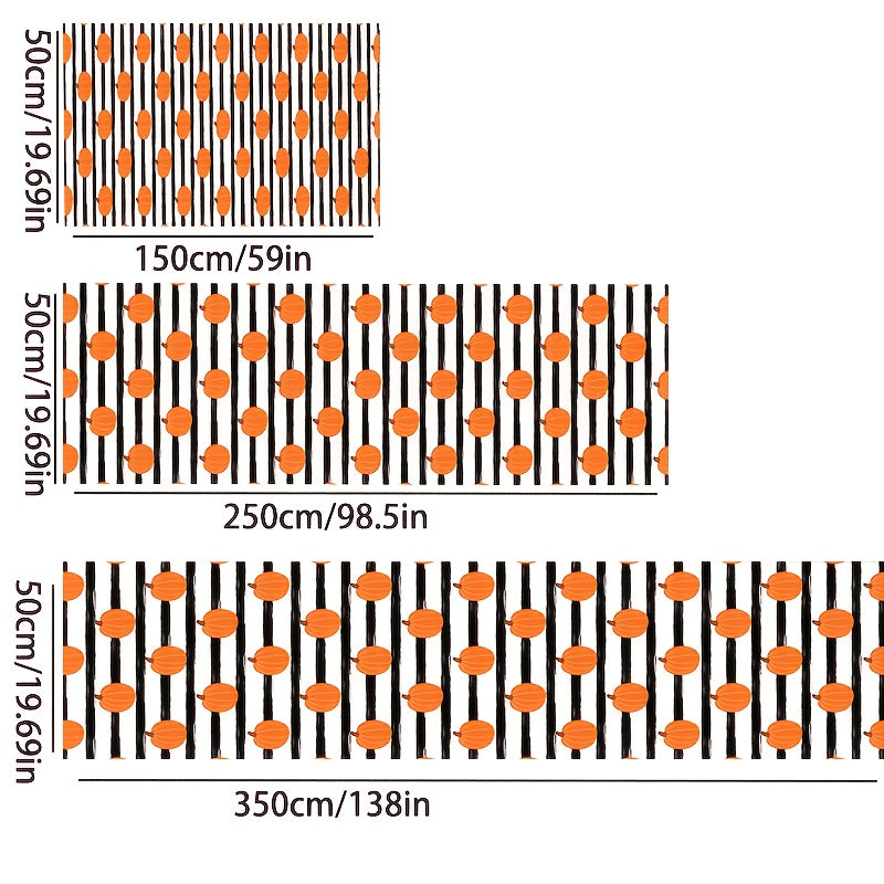 Halloween Pumpkin Anti-Fouling Anti-Slip Washable Mat