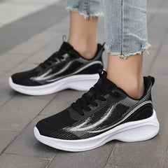 Women's Block Soft Running Shoes Non Slip Outdoor Sneakers