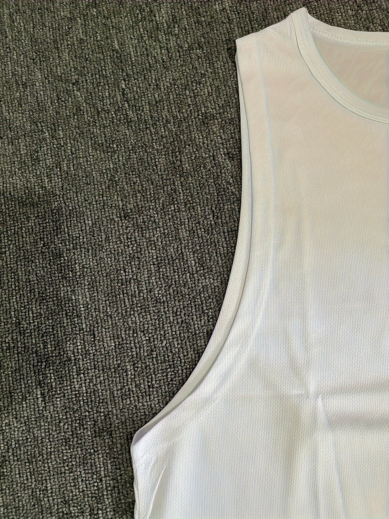 Quick Dry Mesh Sleeveless Tank Top Men's Training T-shirt